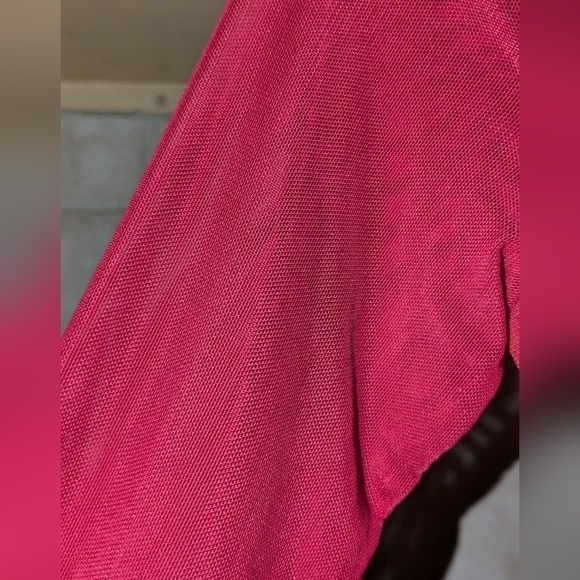 🍷💃SHEIN Frenchy V-Neck Wine Mesh Mini Dress - Aline, Twirl-Worthy Skirt (XS) - Picture 8 of 11